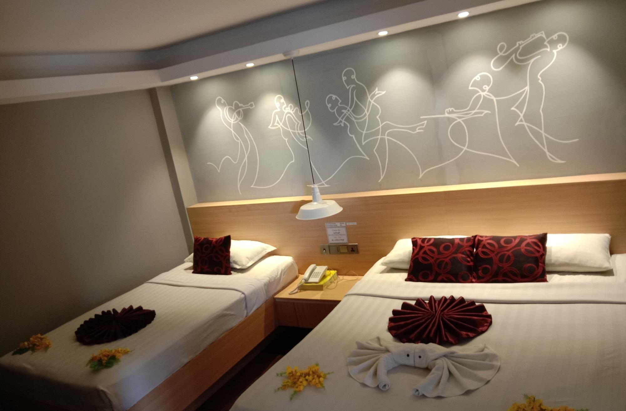 Shwe Pyi San Yar Hotel Rangoon Buitenkant foto